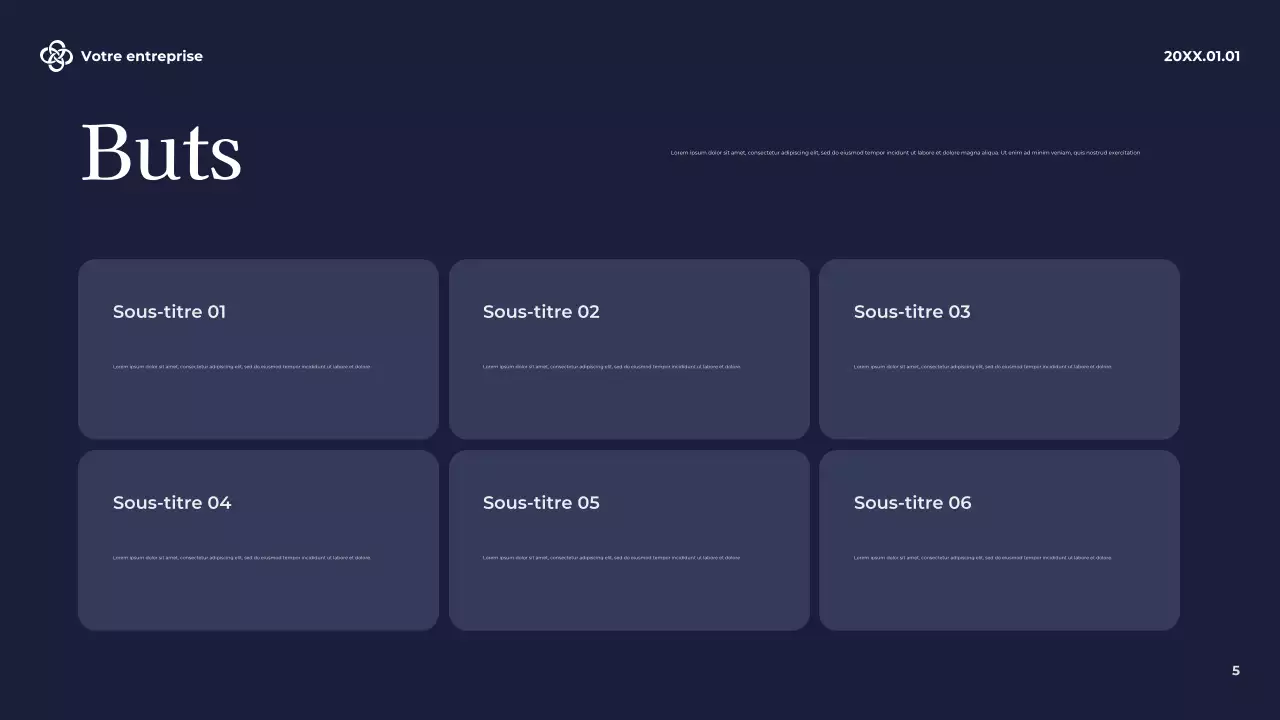Présentation blanche de la finance moderne