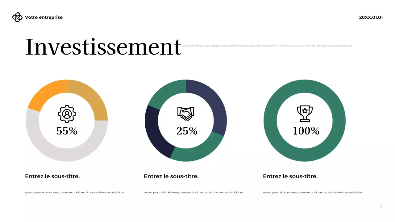 Présentation blanche de la finance moderne