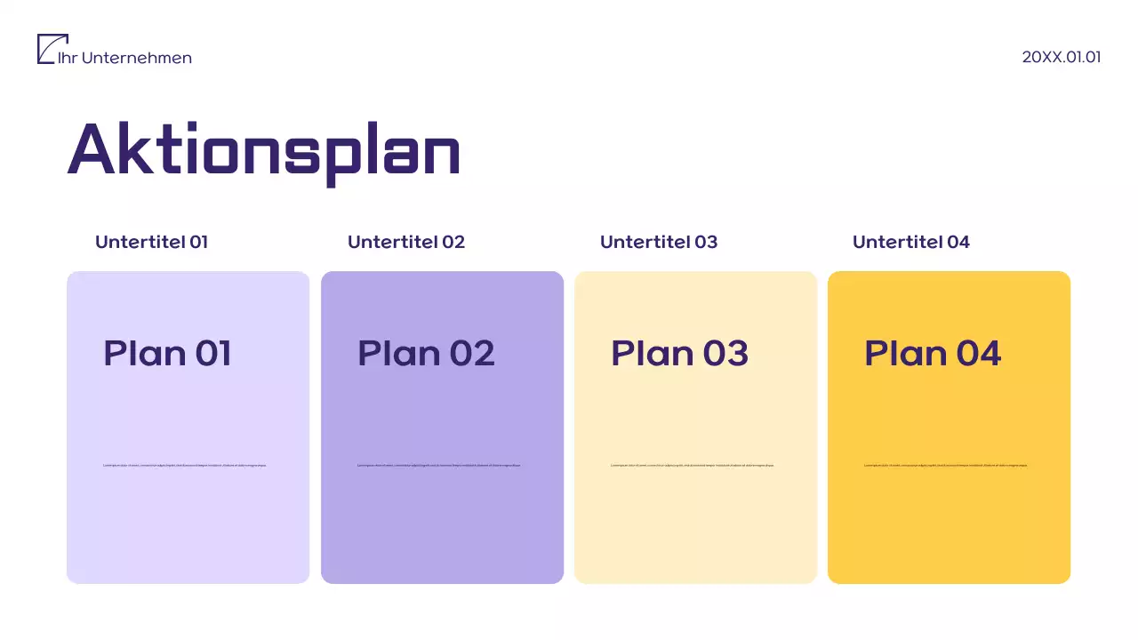 Lila Minimalistisches Marketing-Vorschlagsdokument