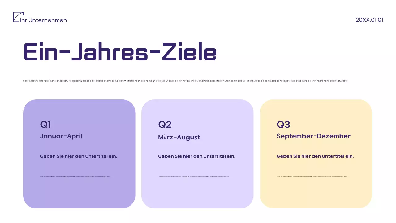 Lila Minimalistisches Marketing-Vorschlagsdokument