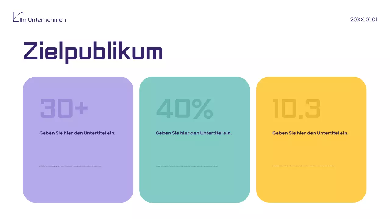 Lila Minimalistisches Marketing-Vorschlagsdokument