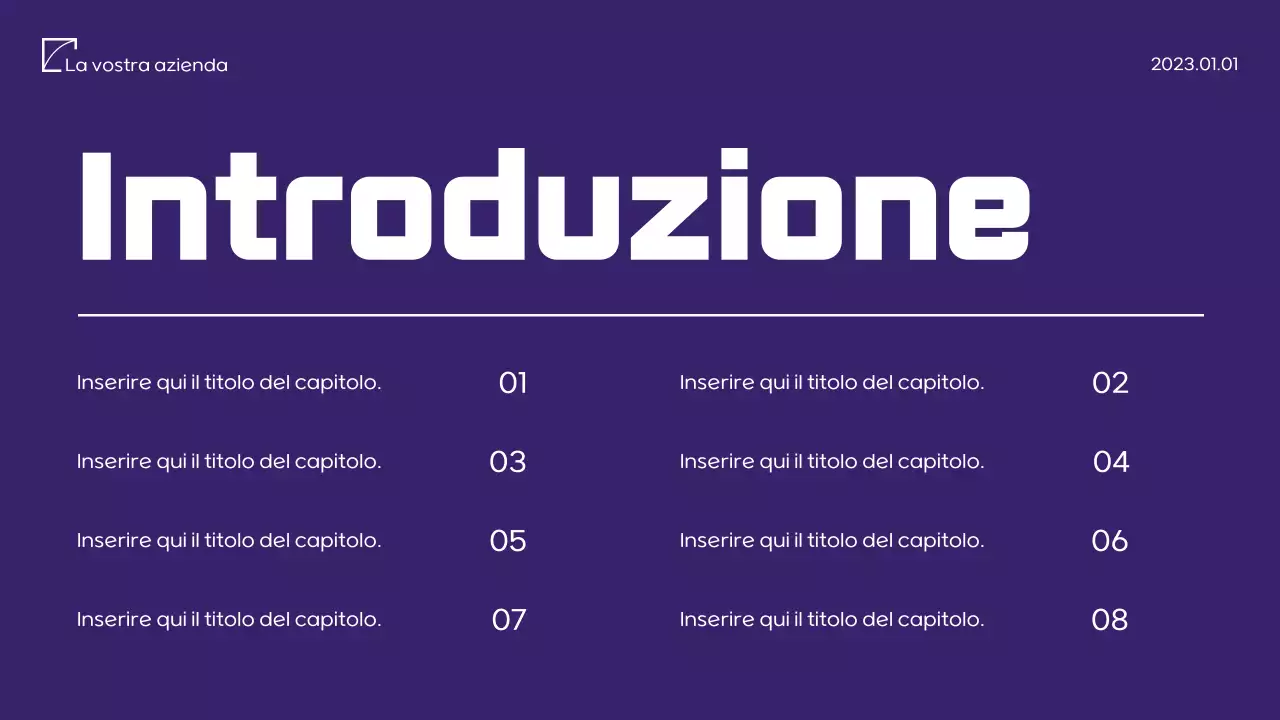 Documento di proposta di marketing minimalista viola