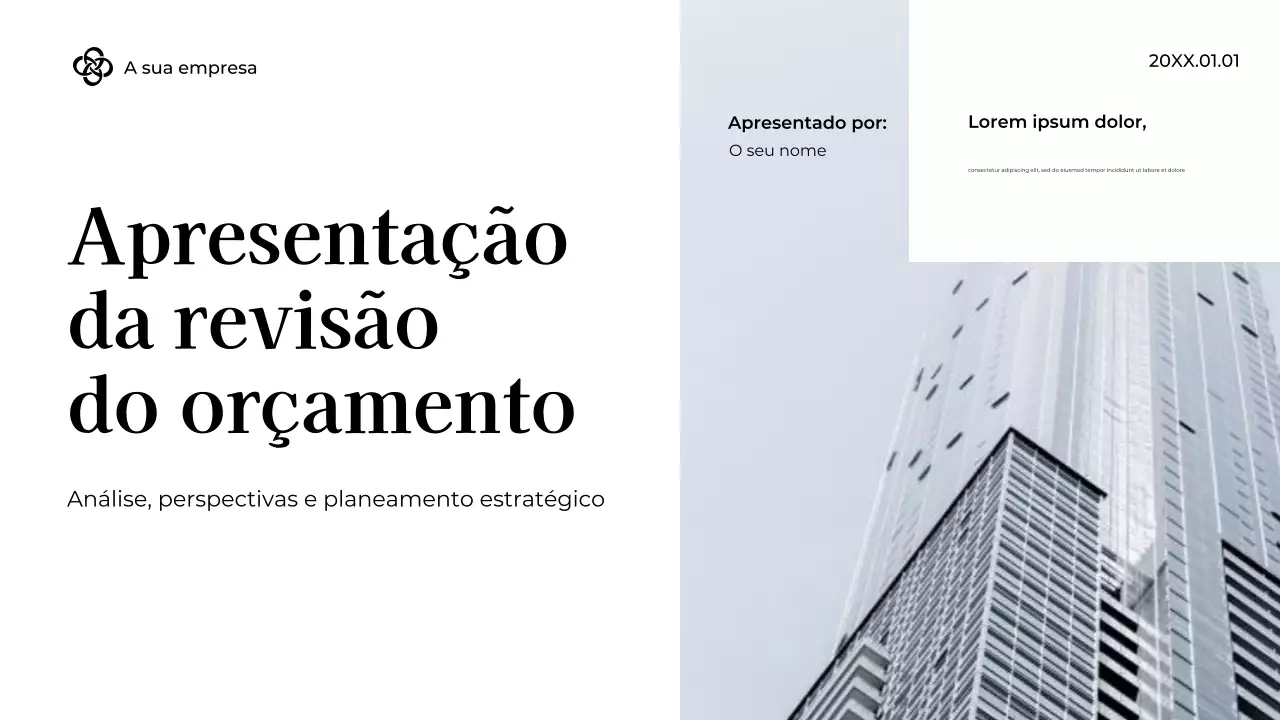 Apresentação White Modern Finance