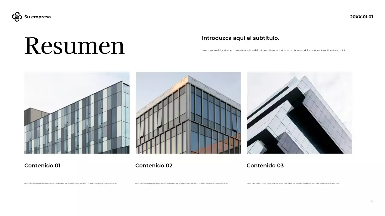 Presentación White Modern Finance