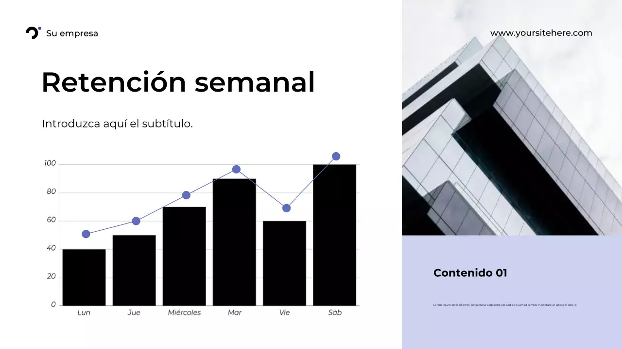 Informe White Modern Marketing
