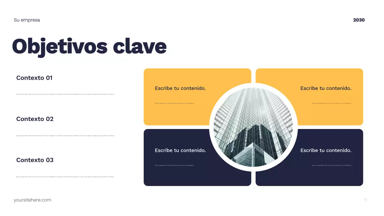 Plan de marketing Yellow Modern