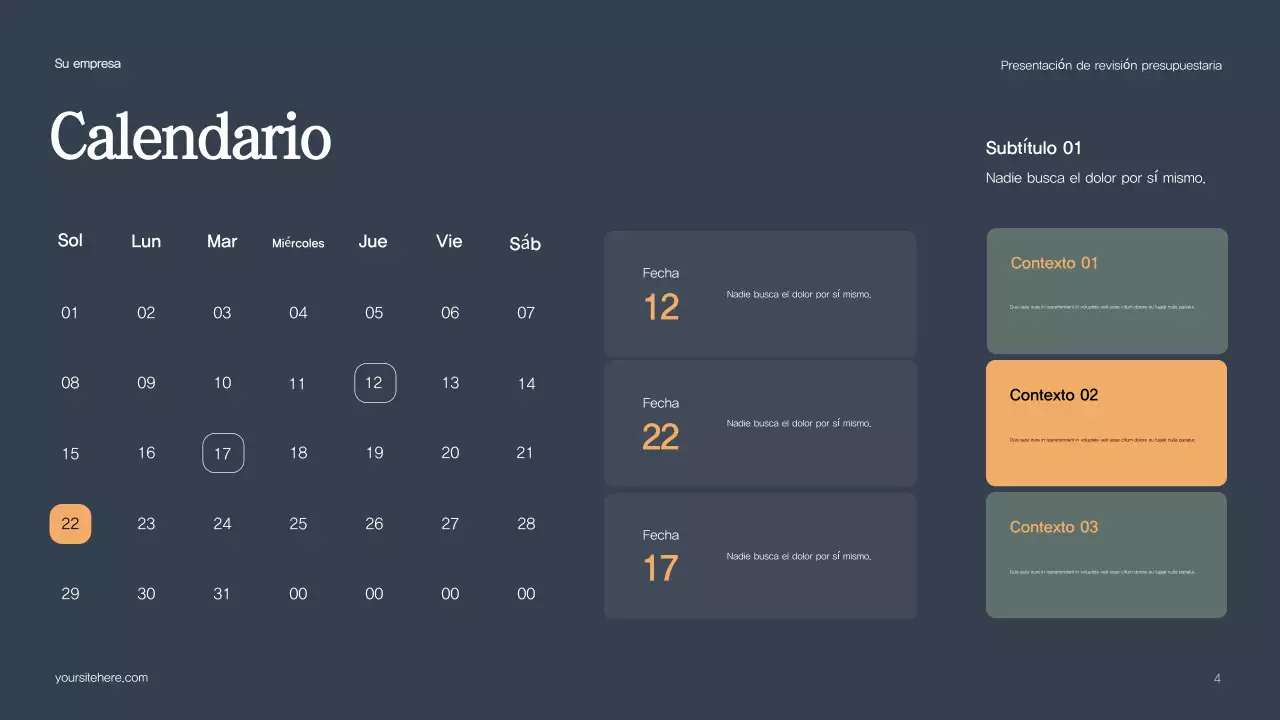 Informe presupuestario Green Modern