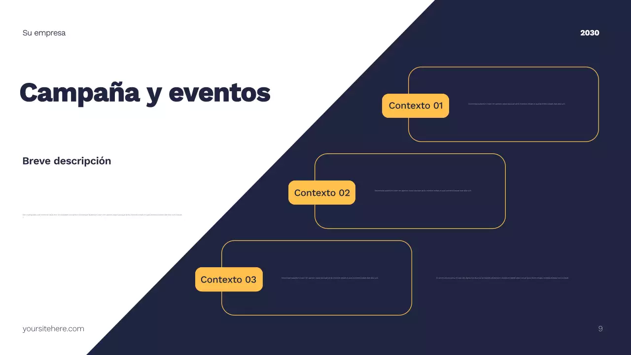 Plan de marketing Yellow Modern