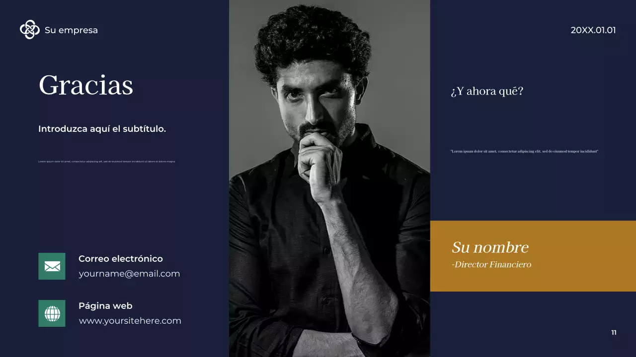 Presentación White Modern Finance