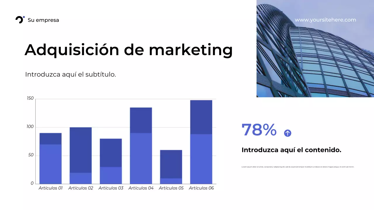 Informe White Modern Marketing