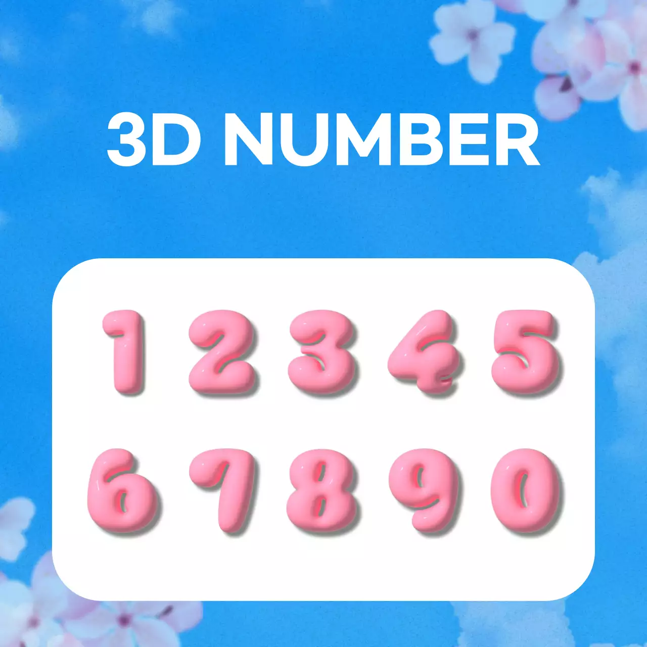 Promoção de venda de pop azul claro