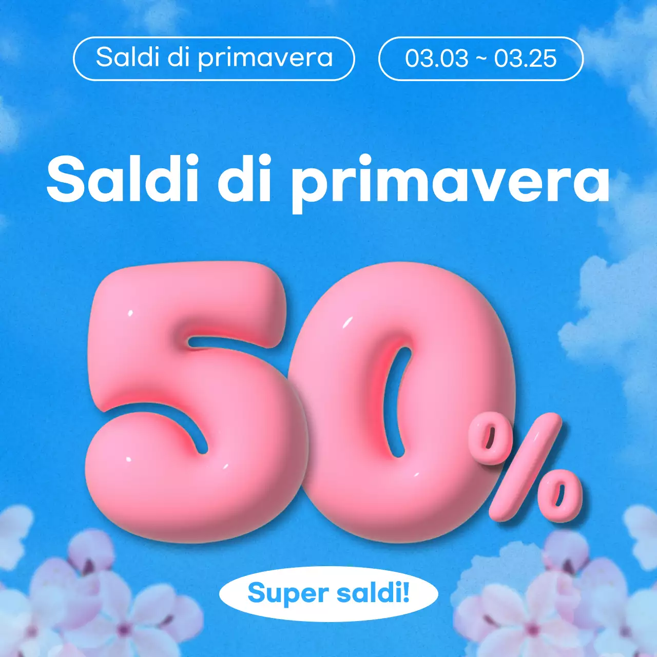 Promozione pop blu chiaro in vendita