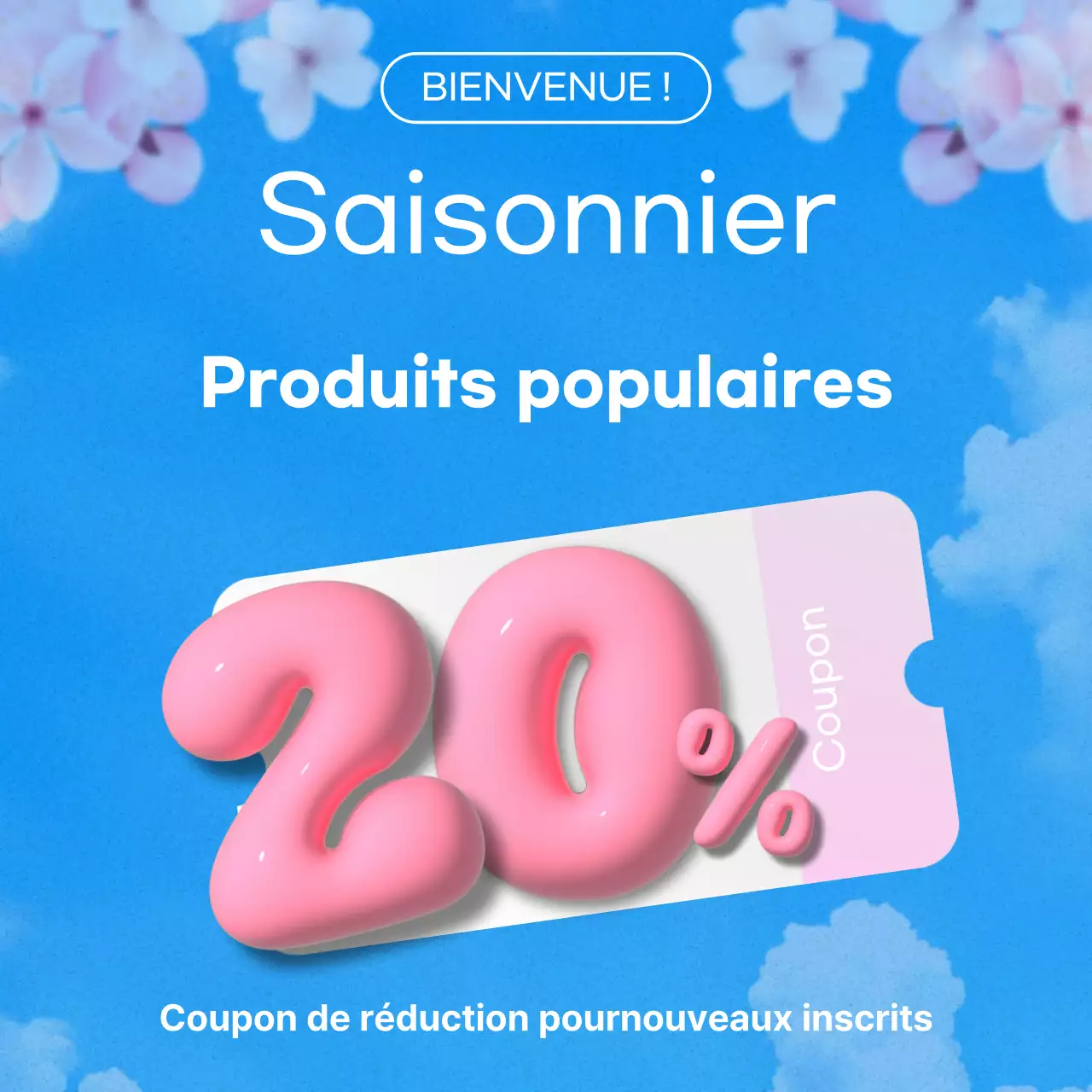 Bleu clair pop soldes promotion