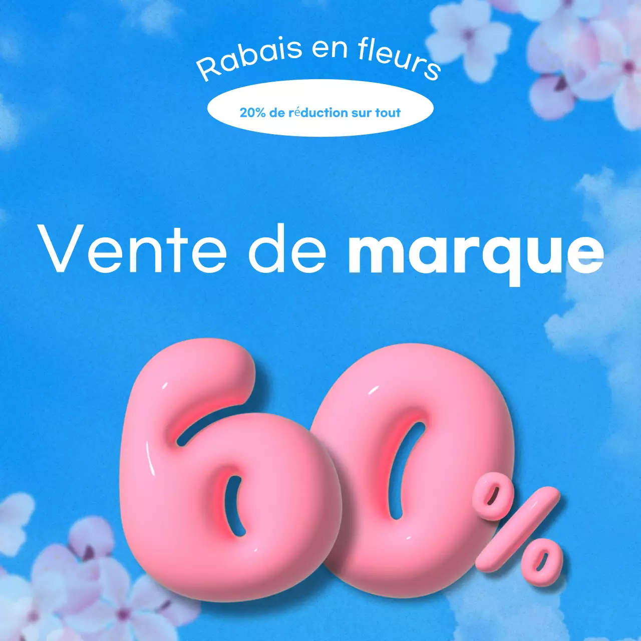 Bleu clair pop soldes promotion