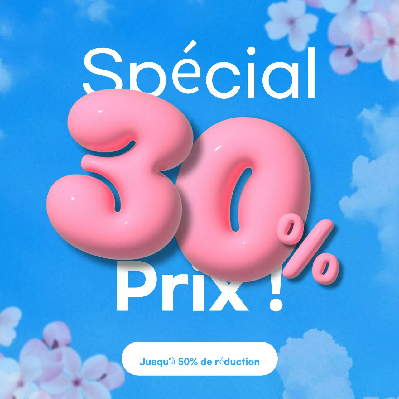 Bleu clair pop soldes promotion