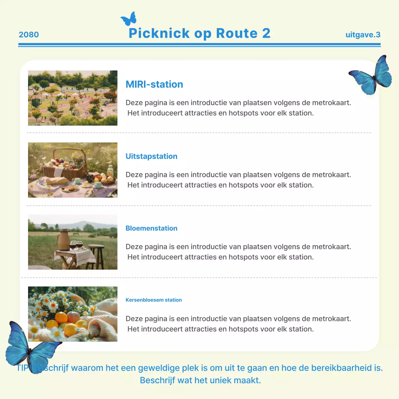 Beige Moderne Picknick Promotie