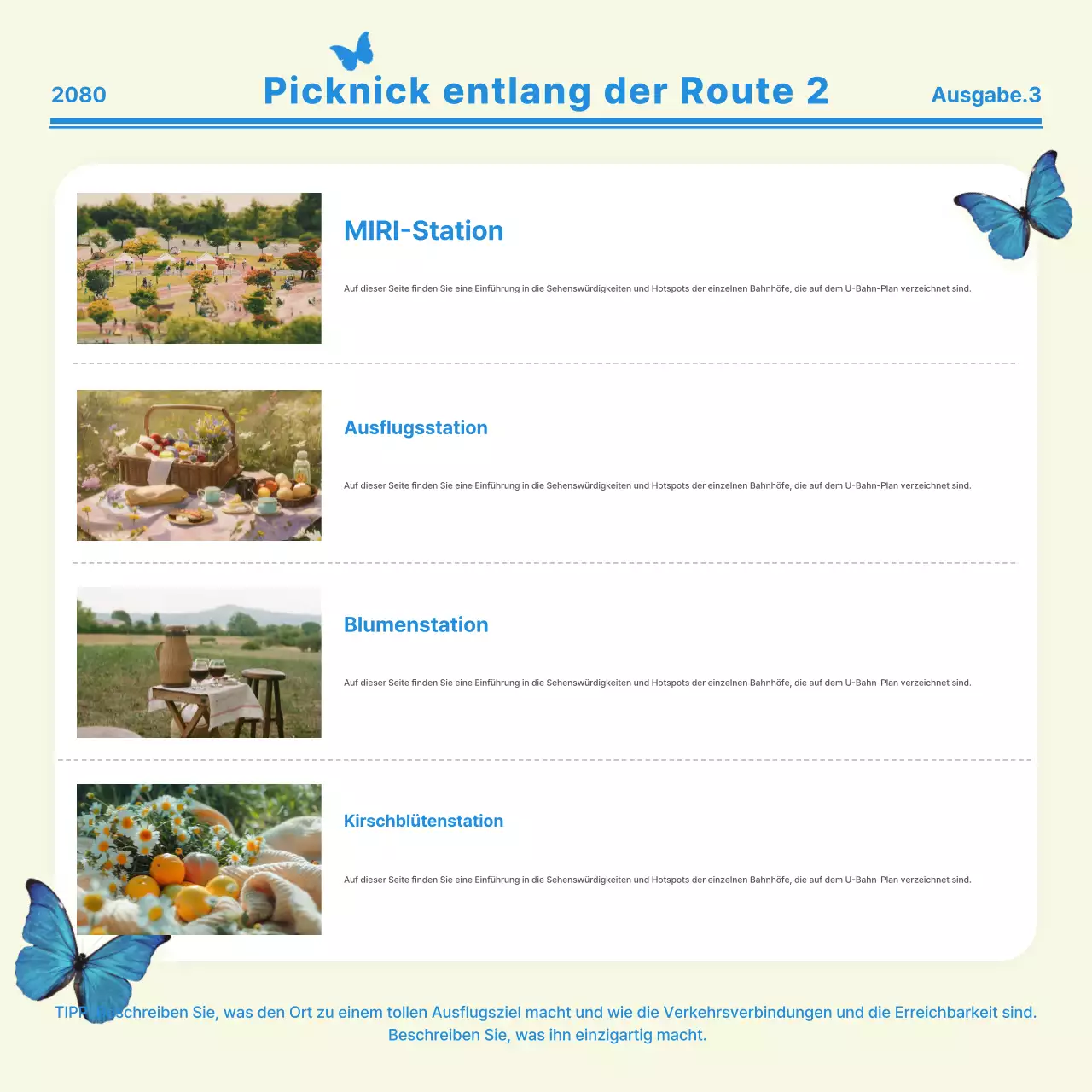 Beige Modern Picknick Promotion