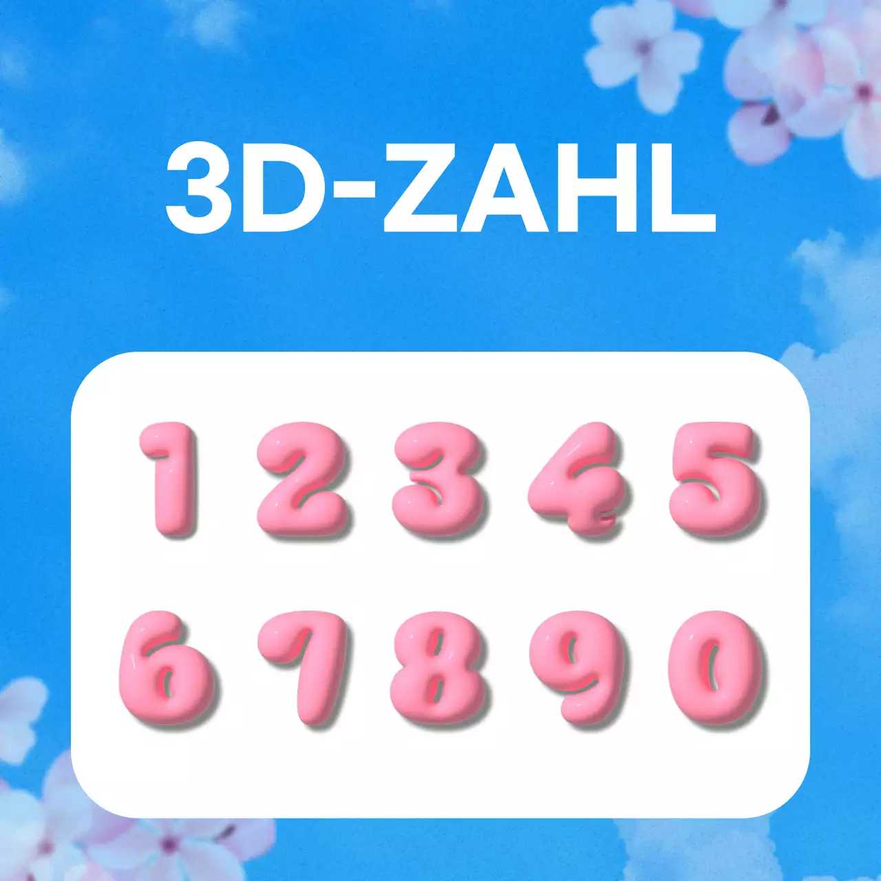 Hellblau pop Verkaufsförderung