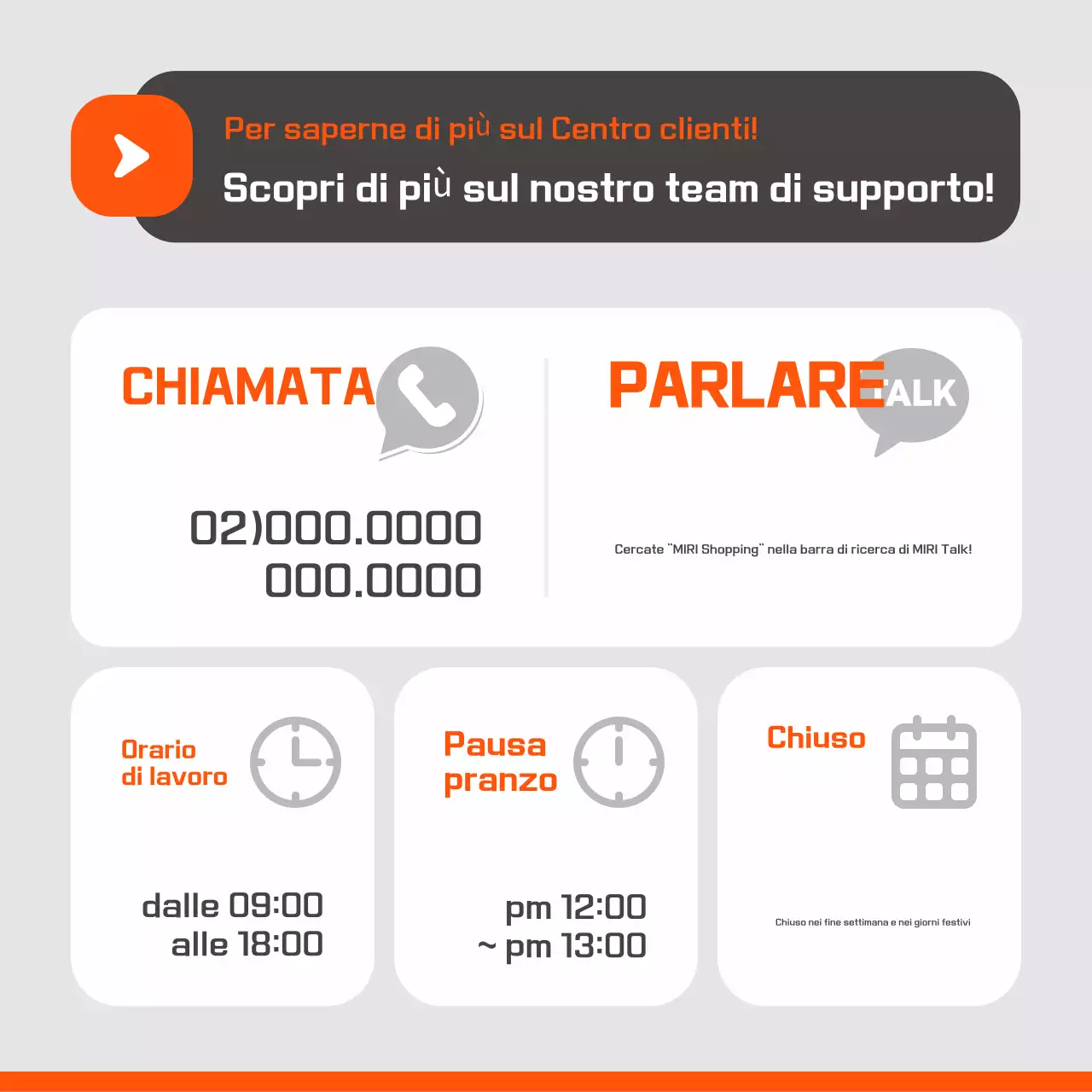 Centro di assistenza Orange Simple