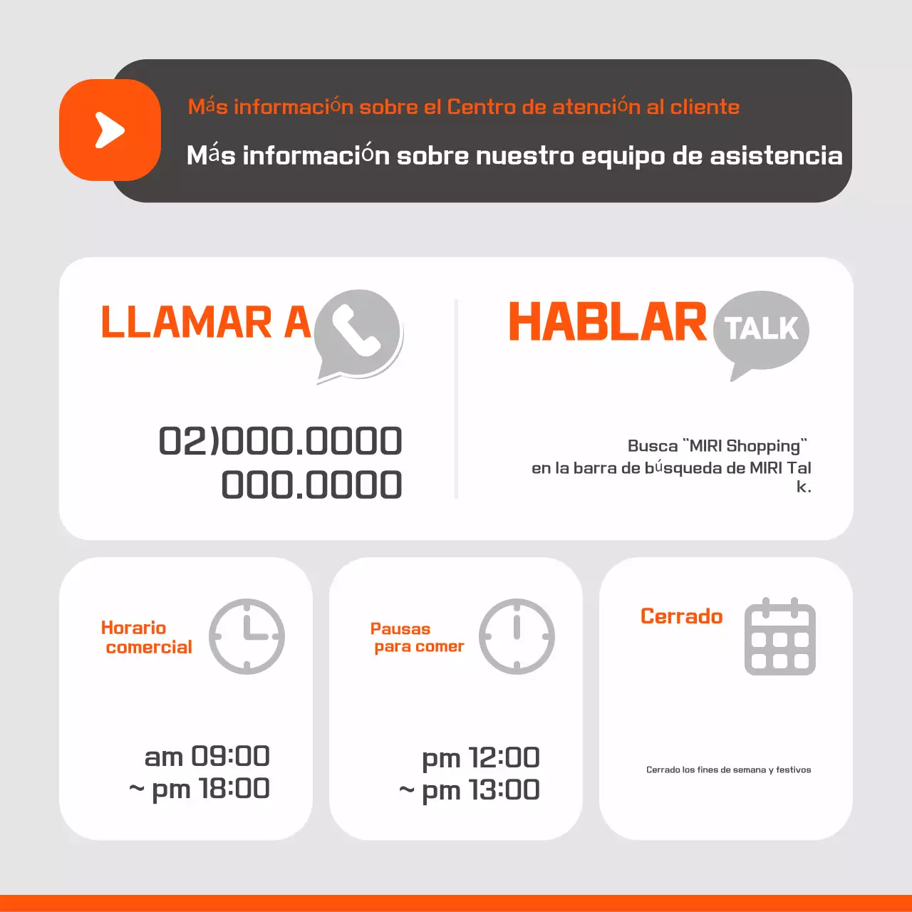 Centro de asistencia Orange Simple