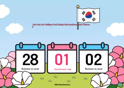 Hellblaue Tidy Three Kings' Day Schließungsmitteilung