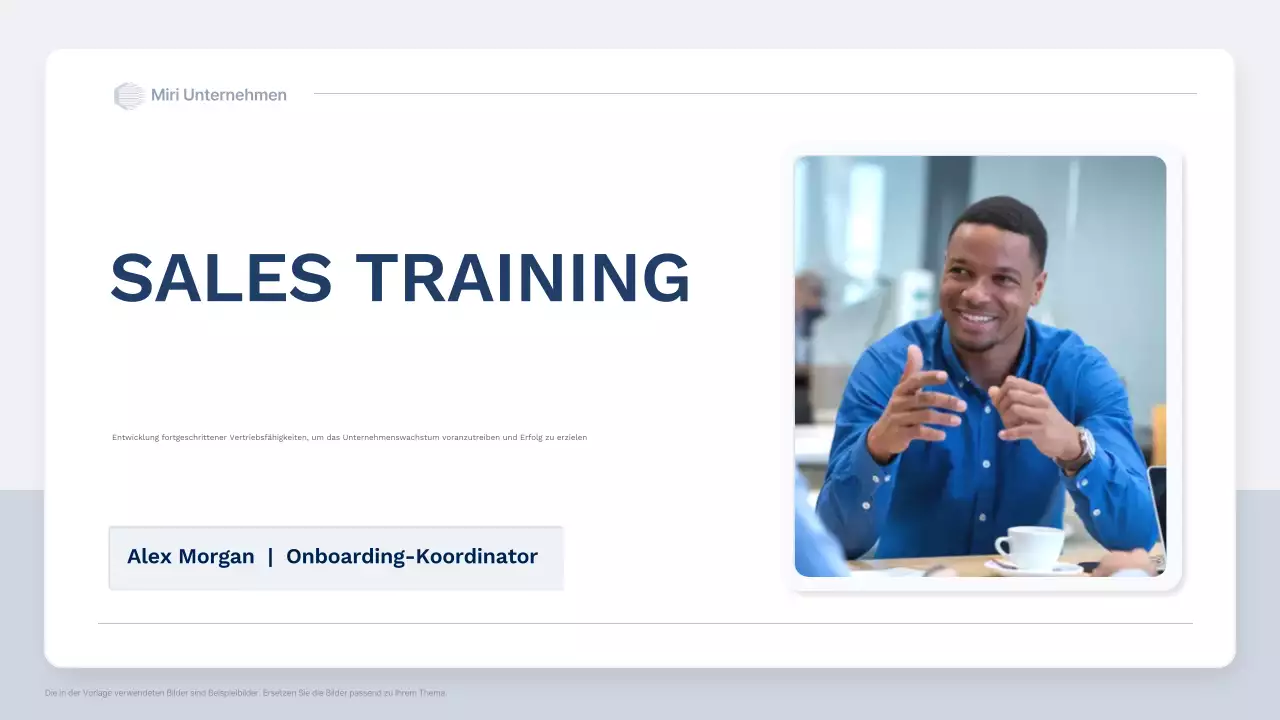 blue professional sales training Kurs