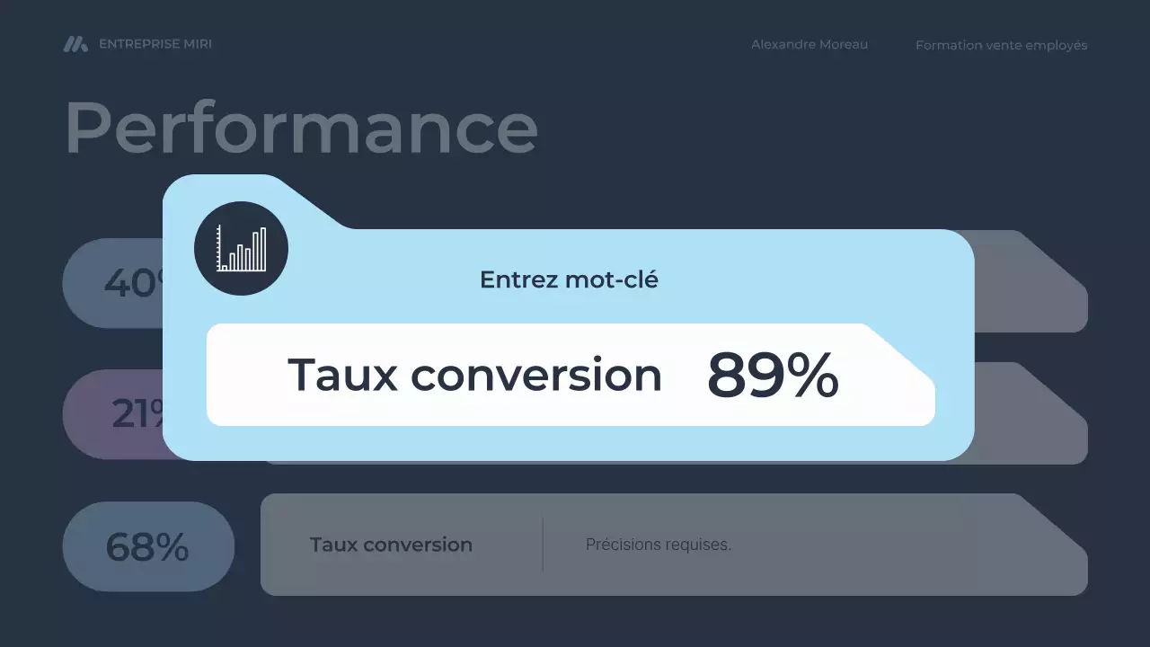 blue modern sales training for employees course