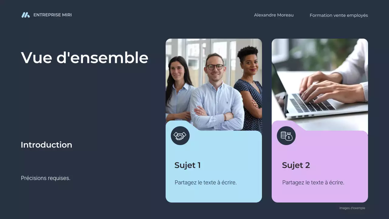 blue modern sales training for employees course