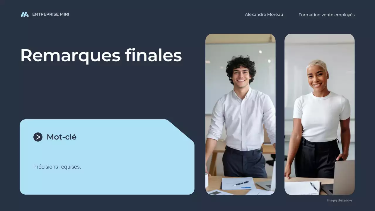 blue modern sales training for employees course