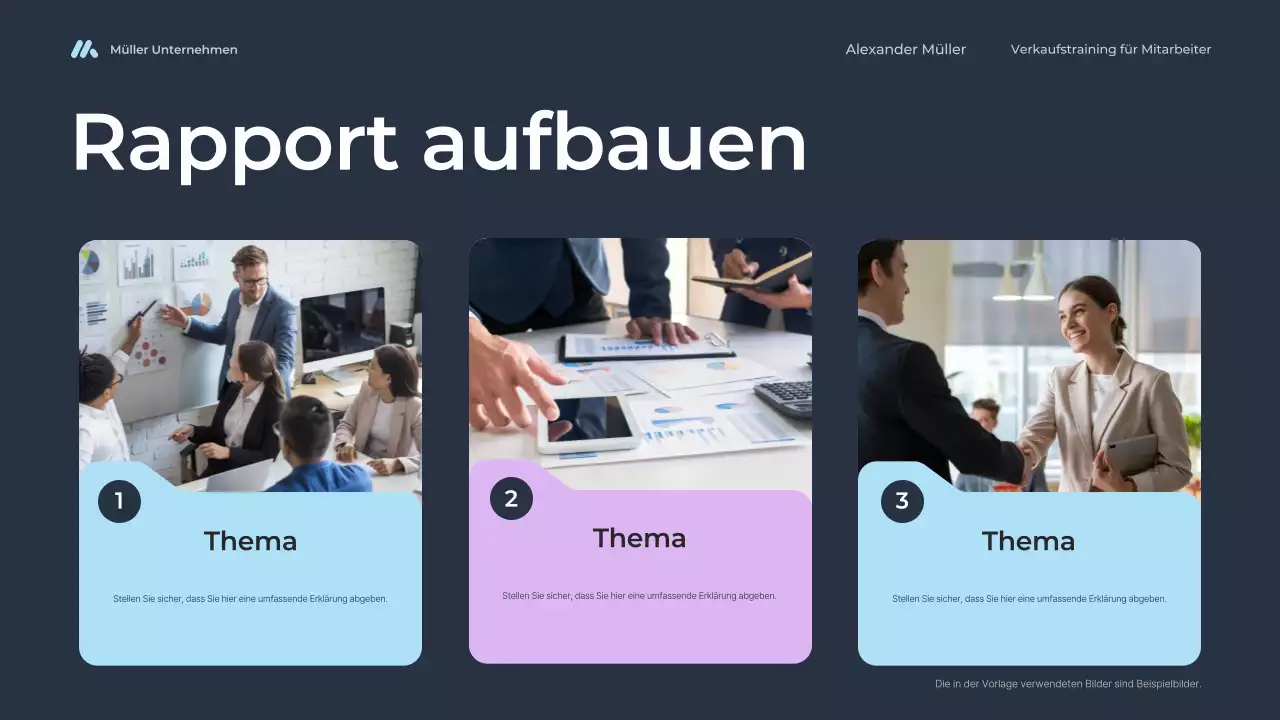 blue modernes Verkaufstraining für Mitarbeiter Kurs