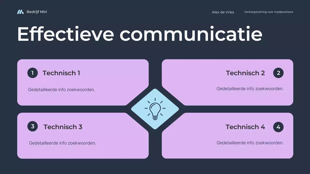 cursus blauwe moderne verkooptraining voor werknemers
