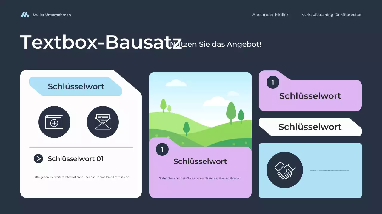 blue modernes Verkaufstraining für Mitarbeiter Kurs