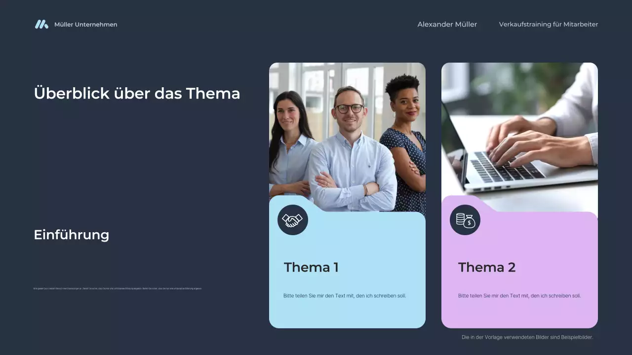 blue modernes Verkaufstraining für Mitarbeiter Kurs