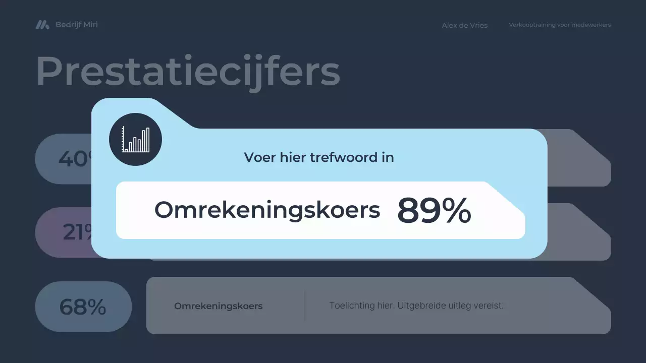 cursus blauwe moderne verkooptraining voor werknemers