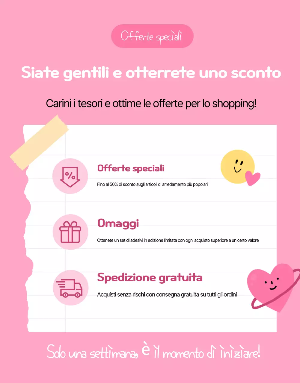 Mostra del diario rosa carino