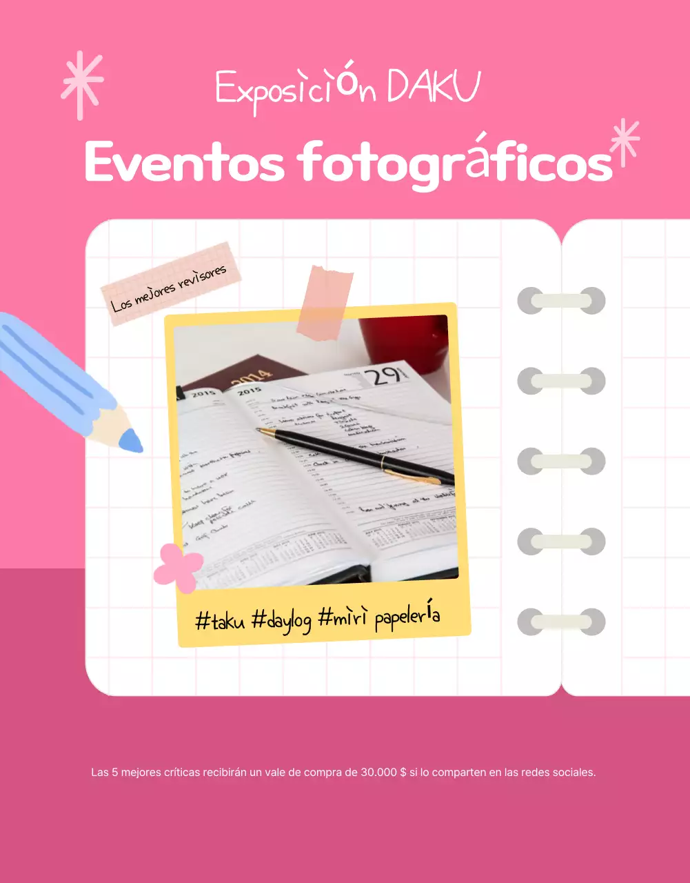 Exposición Pink Cute Diary