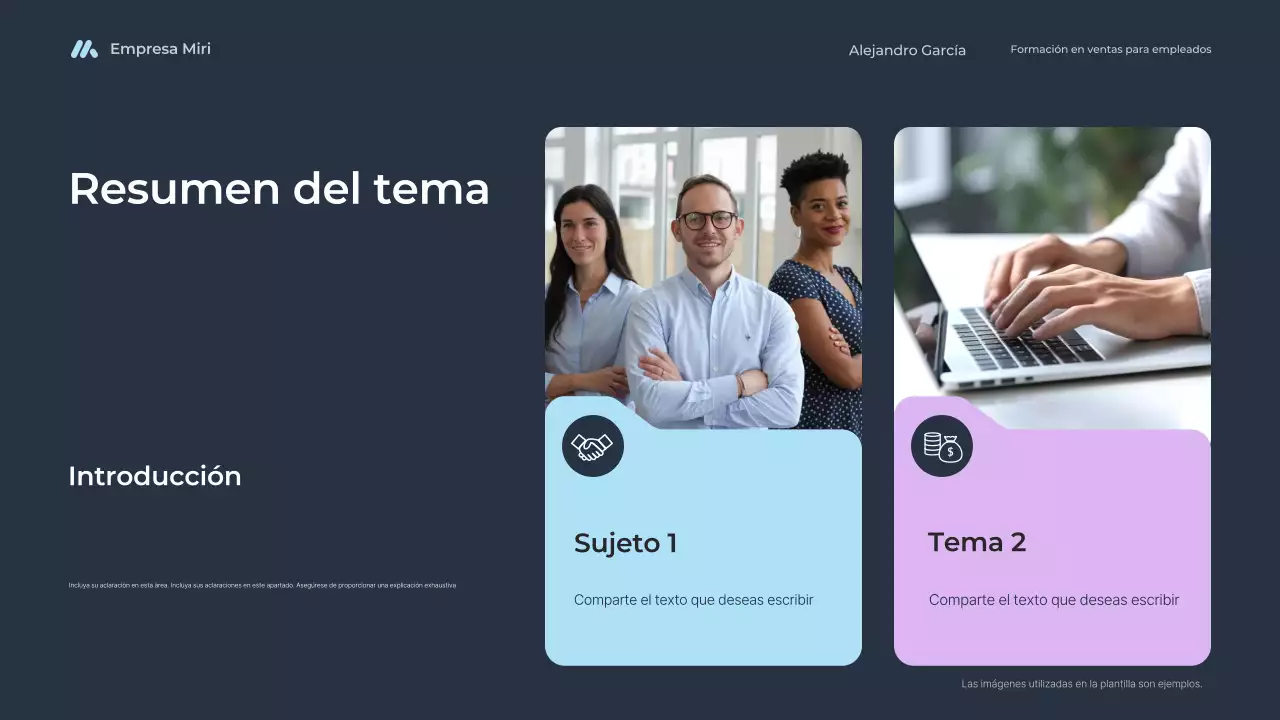curso de formación en ventas blue modern para empleados
