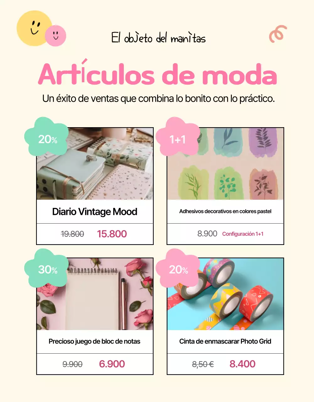 Exposición Pink Cute Diary