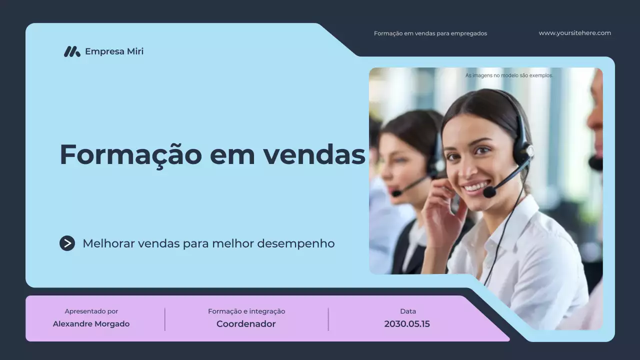 curso blue modern sales training for employees