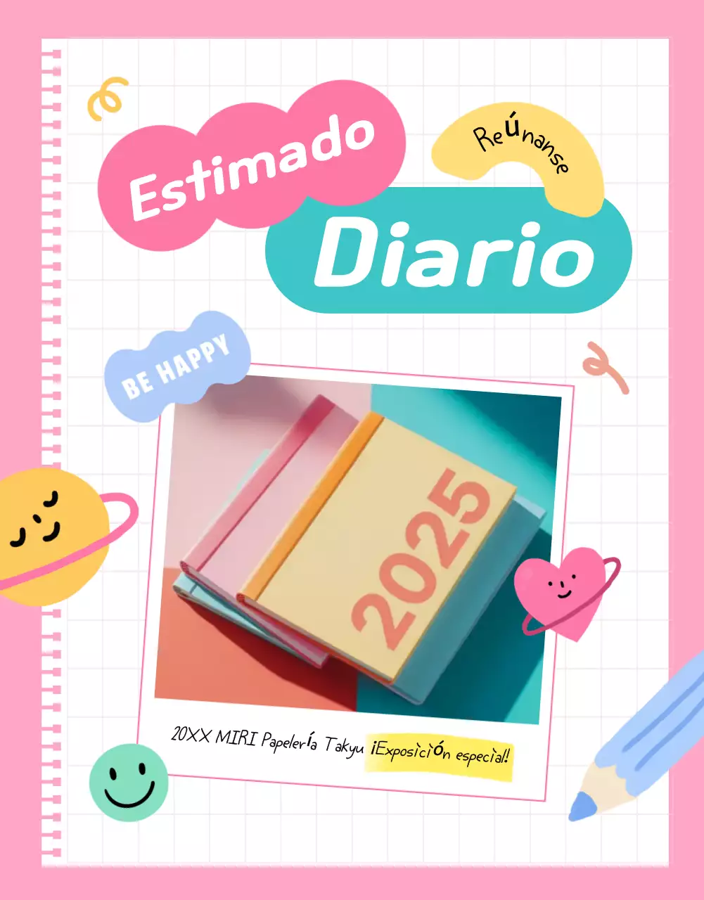 Exposición Pink Cute Diary