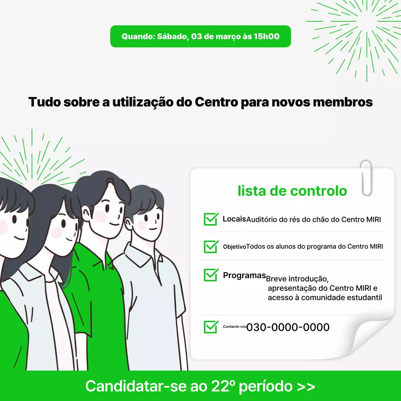 Resumo Recrutamento simples de novos alunos