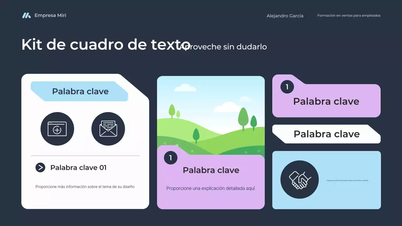 curso de formación en ventas blue modern para empleados