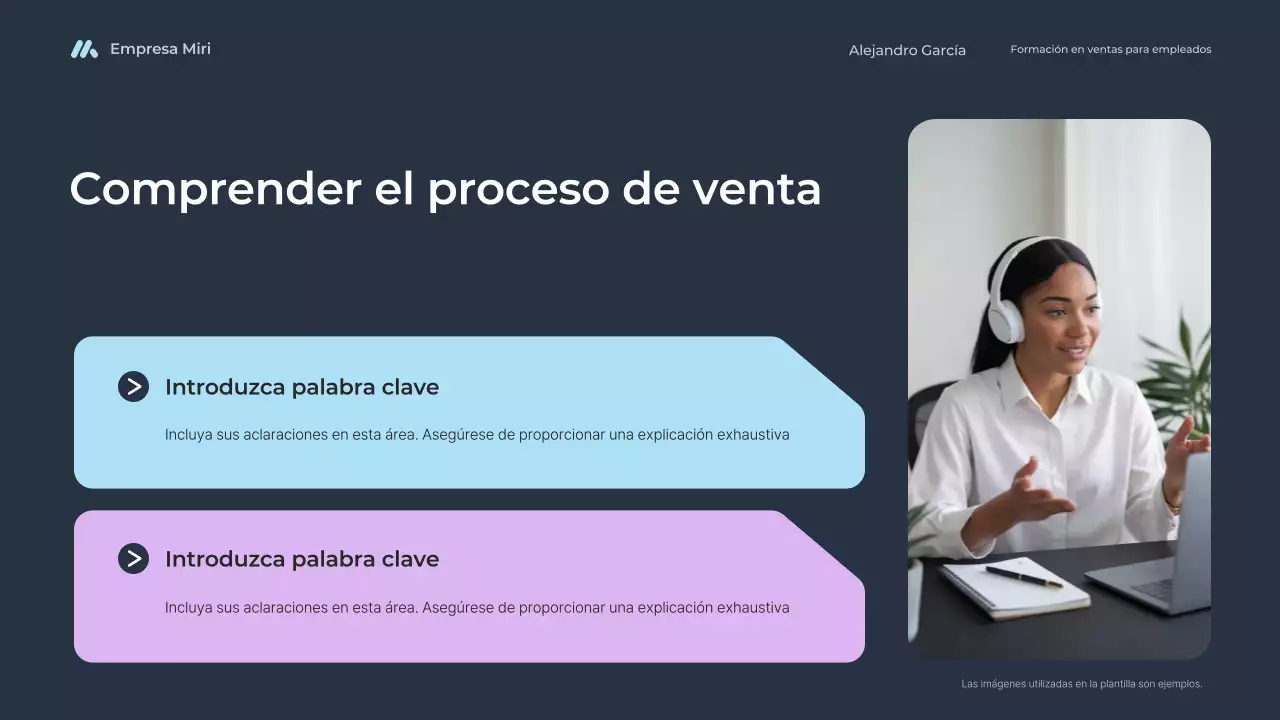 curso de formación en ventas blue modern para empleados