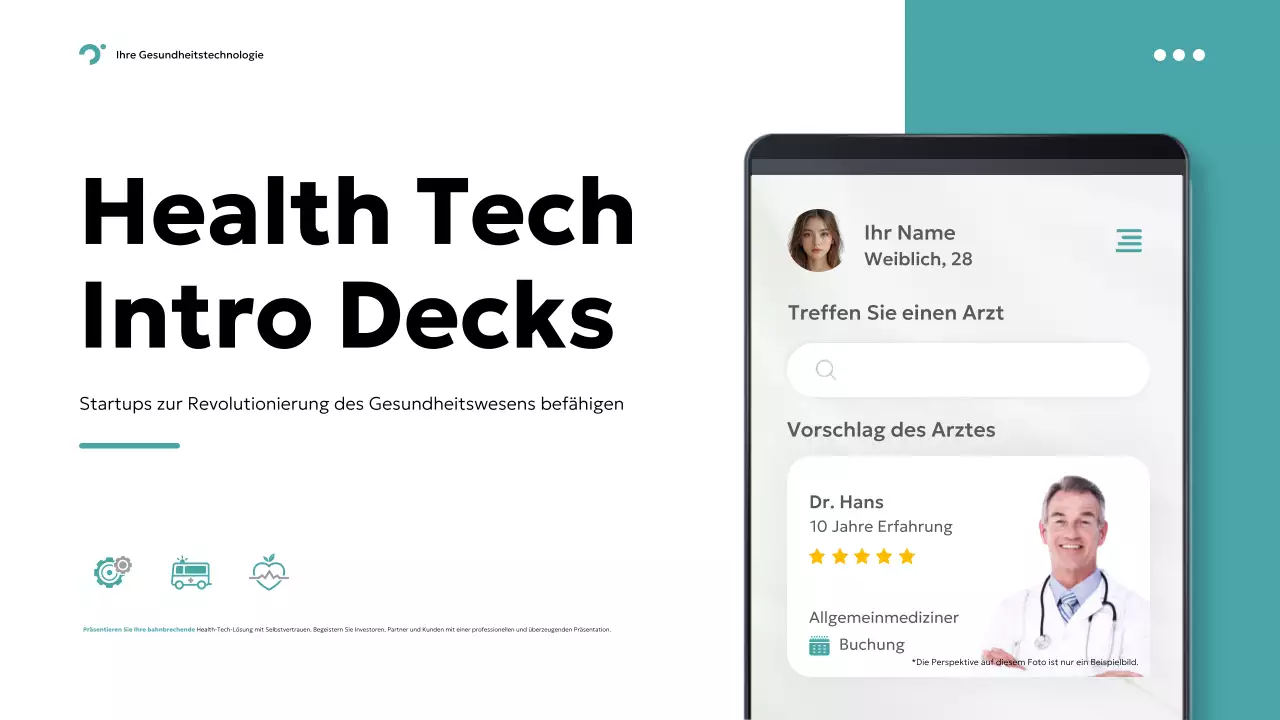 teal moderne Gesundheitsförderung