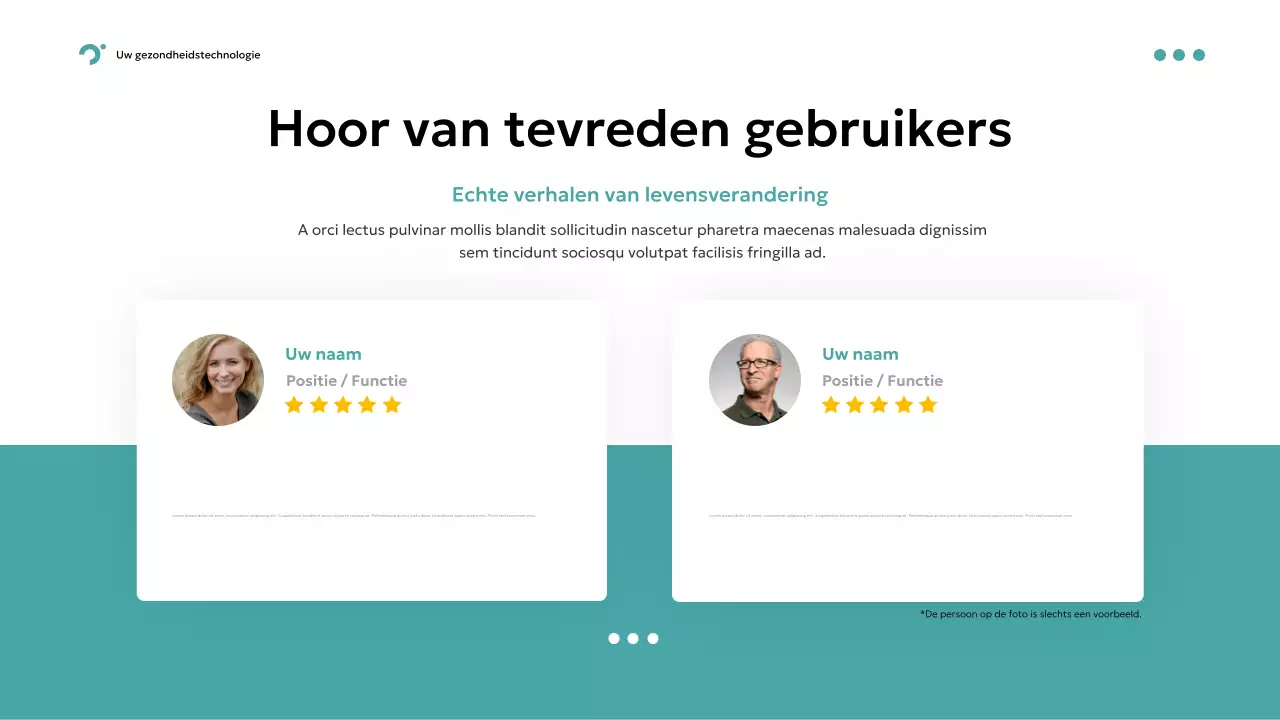 teal moderne gezondheidsbevordering