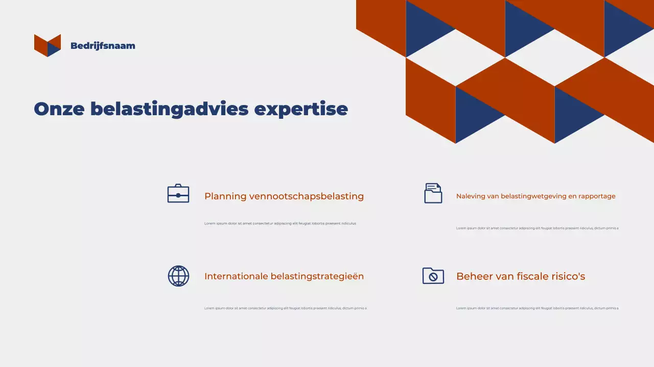 Geometric Belastingadvies Presentatie