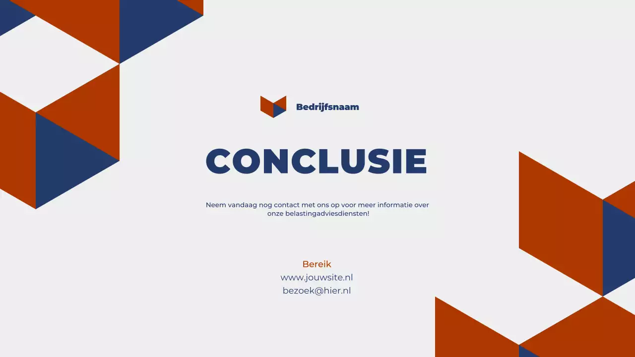 Geometric Belastingadvies Presentatie