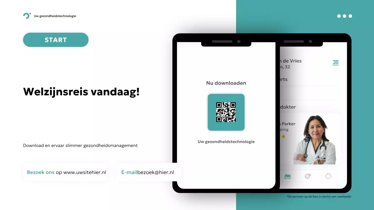 teal moderne gezondheidsbevordering