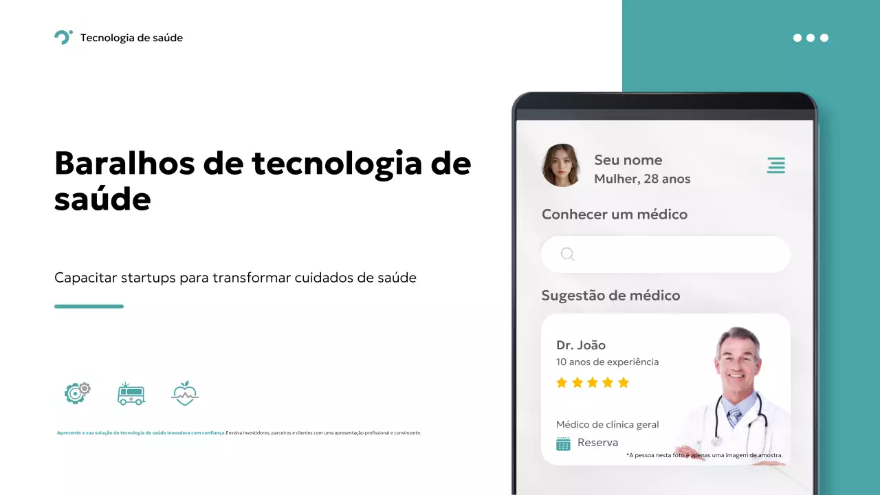 teal modern healthcare promotion