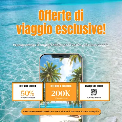 Blue Simple Exlusive Travel offre piazze per i social media